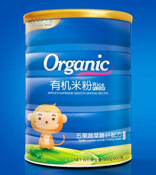 兒葆五果蔬菜膳纖配方有機(jī)米粉