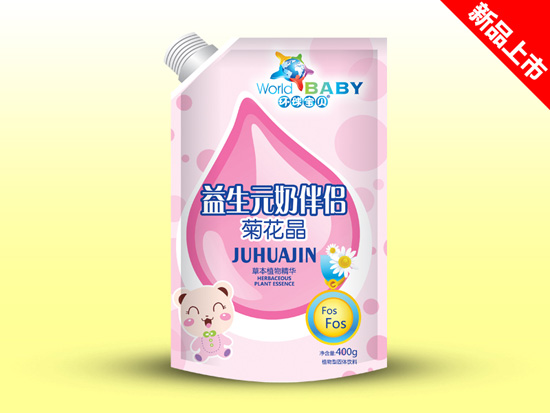 環(huán)球寶貝菊花晶袋裝-益生元奶伴侶