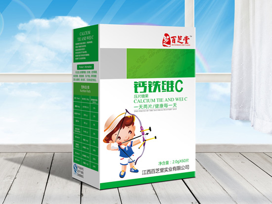 百芝堂鈣鐵維C壓片糖果