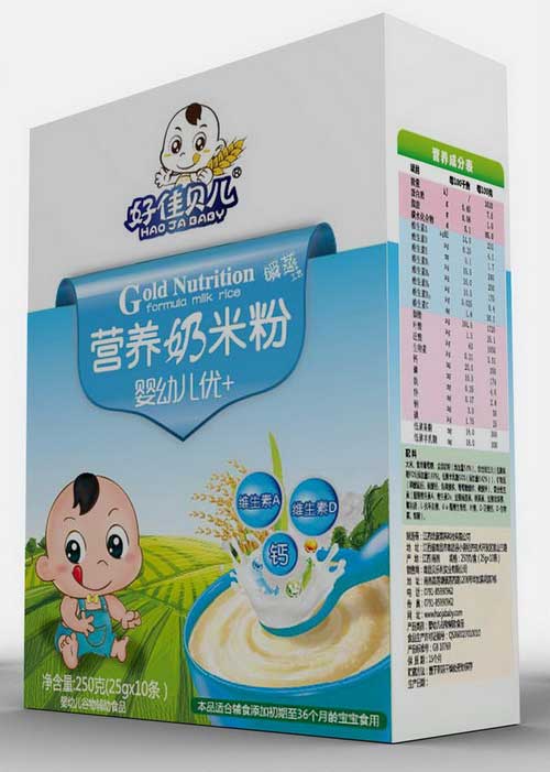 好佳貝兒嬰幼兒優(yōu)+盒裝營(yíng)養(yǎng)奶米粉