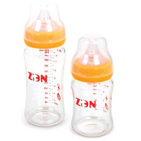 子恩自然實感寬口徑玻璃奶瓶