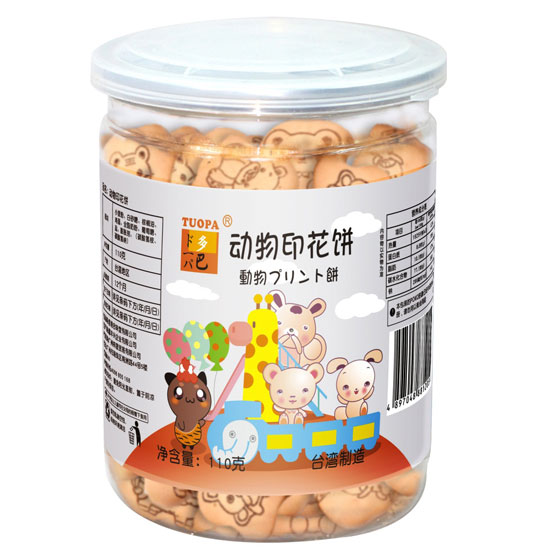 多巴動物印花餅
