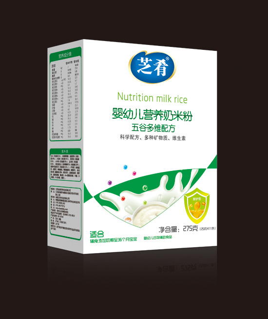 芝肴嬰幼兒營(yíng)養(yǎng)奶米粉(五谷多維配方)