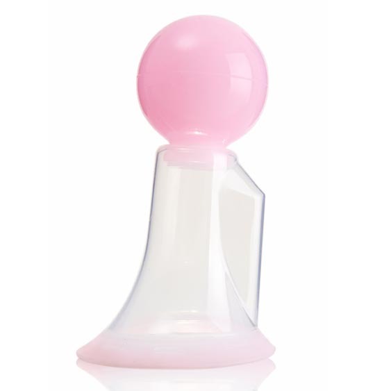 比酷熊PP包膠簡(jiǎn)易吸奶器