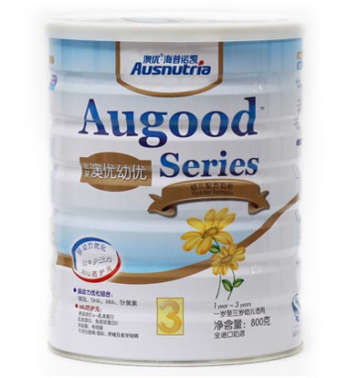 澳優(yōu)金裝優(yōu)選配方奶粉3段800克聽