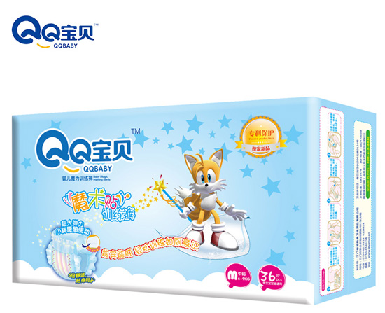 QQ寶貝魔術(shù)貼訓練褲M36片
