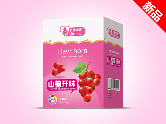 貝因媽咪山楂開味壓片糖果