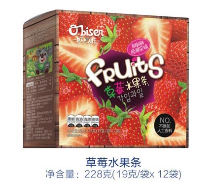 歐必勝草莓水果條