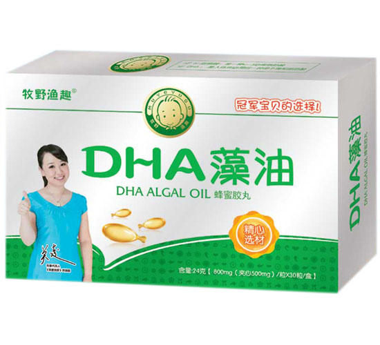 牧野漁趣DHA藻油蜂蜜膠丸