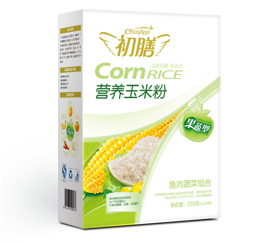初膳玉米粉(魚肉蔬菜)盒裝