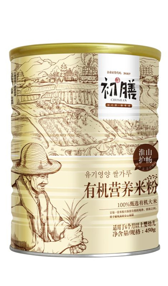 初膳有機(jī)營(yíng)養(yǎng)米粉淮山護(hù)暢聽(tīng)裝