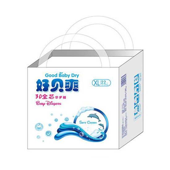 好貝爽3D全芯學(xué)步褲XL碼22片