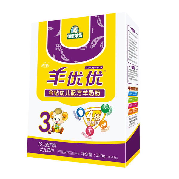 羊優(yōu)優(yōu)金鉆幼兒配方羊奶粉3段盒裝