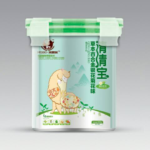 米思貝樂扣草本百合金銀花味清清寶