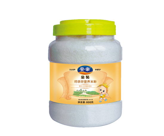 安親800克桶裝米粉鈣鐵鋅配方