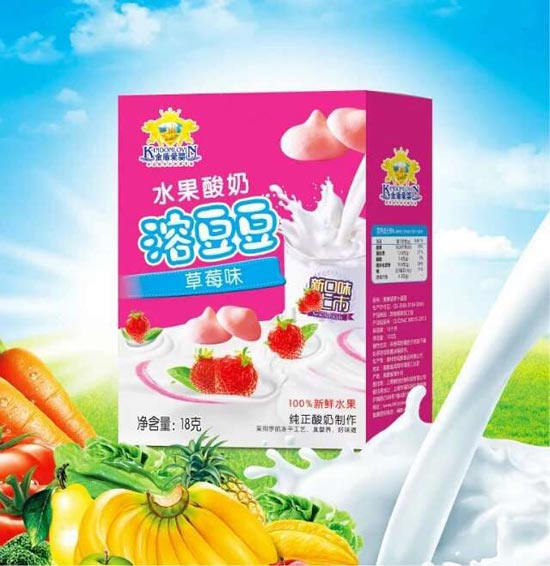 金盾愛嬰溶豆豆草莓味