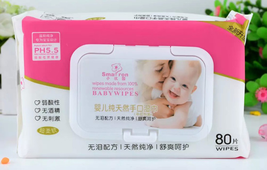 小狀園手口濕巾80片