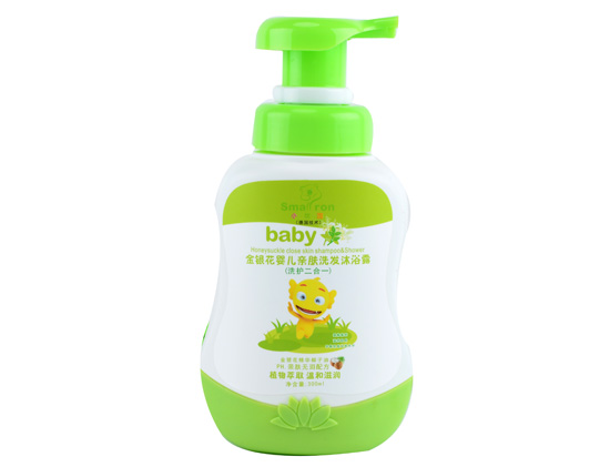 小狀園嬰兒金銀花親膚洗發(fā)沐浴露300ML