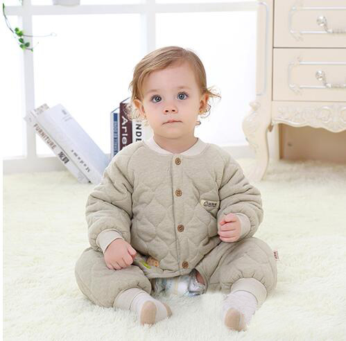 蓓琪兔嬰兒服飾2015秋冬新品絎棉系列開檔哈衣0