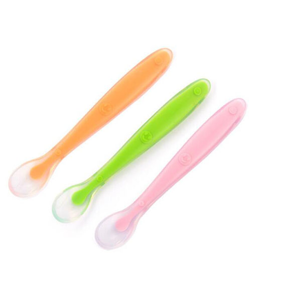 轉(zhuǎn)轉(zhuǎn)熊 嬰幼兒寶寶 全硅膠軟匙