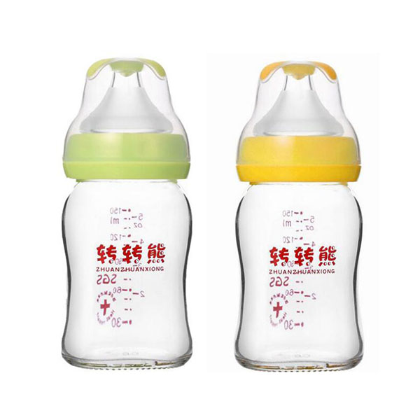 轉(zhuǎn)轉(zhuǎn)熊鈦晶玻璃奶瓶