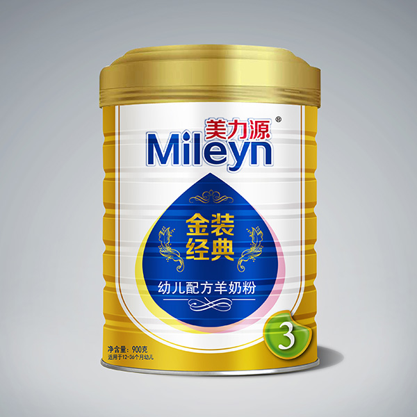 美力源金裝經(jīng)典幼兒配方羊奶粉罐裝900克3段