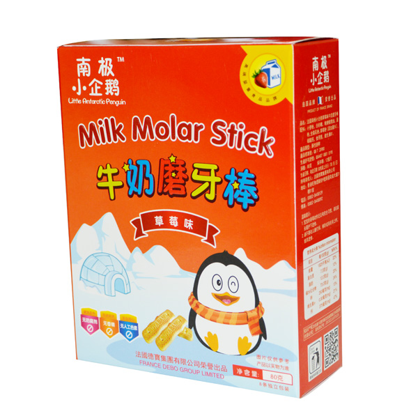 南極小企鵝草莓味磨牙棒80g