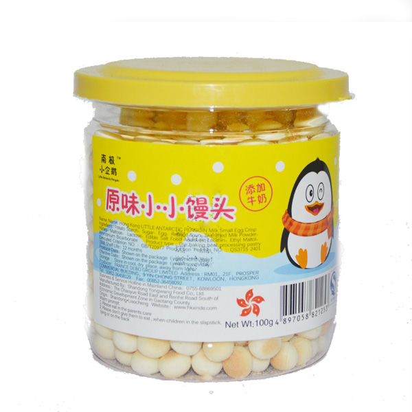 南極小企鵝原味小小饅頭100g