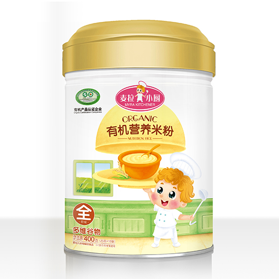 麥拉小廚-有機(jī)米粉罐裝-多維谷物