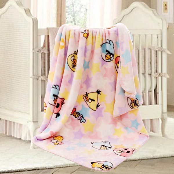 亞奧超柔云毯憤怒小鳥淡紫