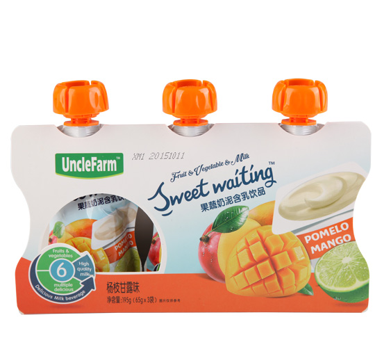 農(nóng)場(chǎng)大叔楊枝甘露味果泥盒裝