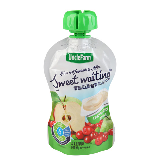 農(nóng)場(chǎng)大叔蘋果蔓越莓味果泥