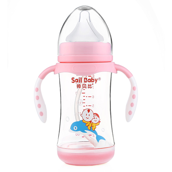 帥貝比感溫PPSU奶瓶粉