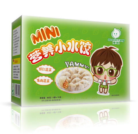 麥聰營養(yǎng)小水餃蝦仁蔬菜+魚肉蔬菜1