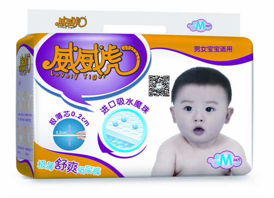 威威虎極薄舒爽紙尿褲M碼34片