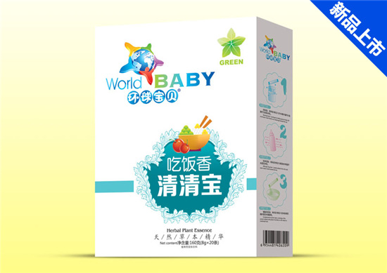 環(huán)球寶貝吃飯香清清寶盒裝