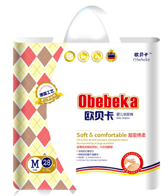 歐貝卡紙尿褲褲M28片
