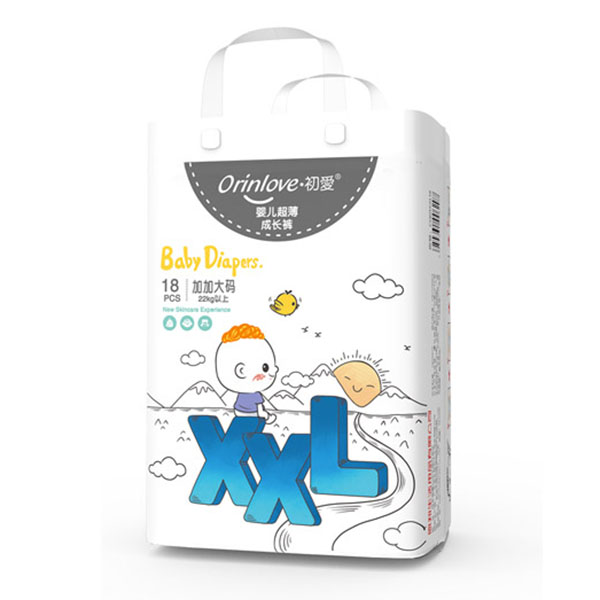 初愛(ài)嬰兒超薄成長(zhǎng)褲XXL18片