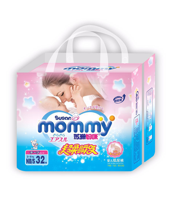 蘇珊媽咪超柔瞬吸嬰兒紙尿褲S碼32片