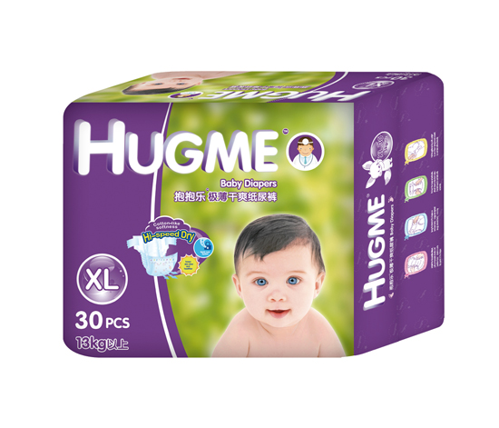 抱抱樂(lè)極薄干爽紙尿褲XL碼30片