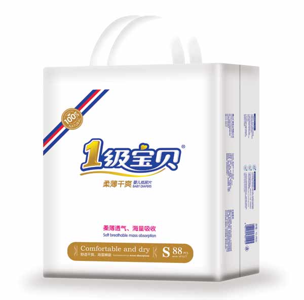 1級寶貝柔薄干爽大包尿片S