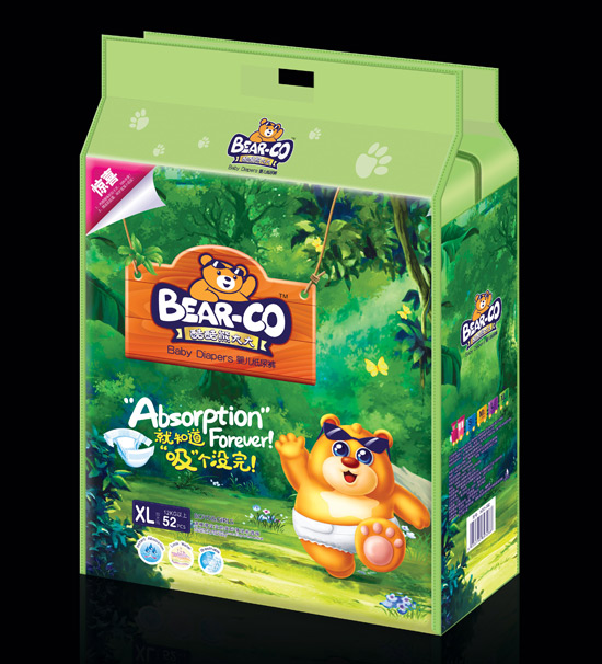 酷酷熊大大尿褲XL52