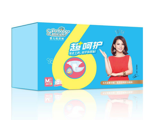 超級寶貝超呵護(hù)嬰兒紙尿褲M碼24片