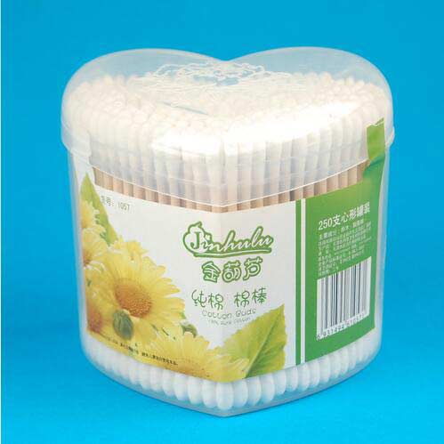 金葫蘆木軸棉簽250支心形