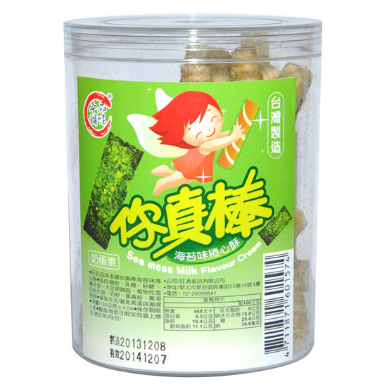 品味本鋪你真棒海苔味卷心酥