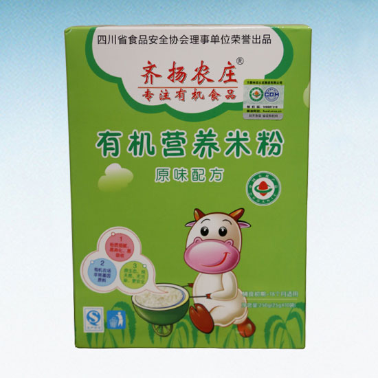 齊揚(yáng)農(nóng)莊有機(jī)營(yíng)養(yǎng)米粉(原味配方)盒裝