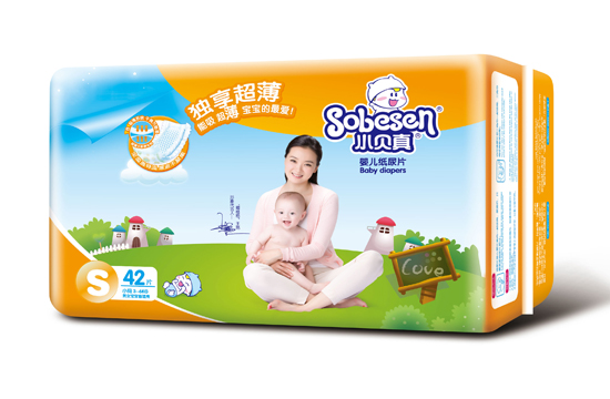 小貝真獨享超薄嬰兒紙尿片S碼42片