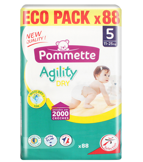 寶美特超薄干爽尿褲5段88片