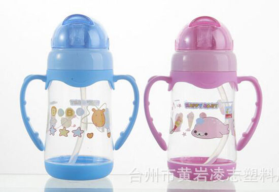 多尼熊帶手柄嬰兒水杯