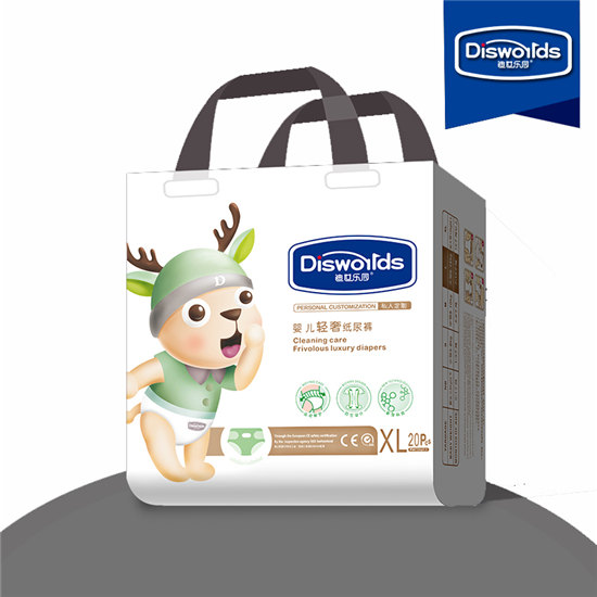 迪世樂園嬰兒輕奢紙尿褲XL 20片